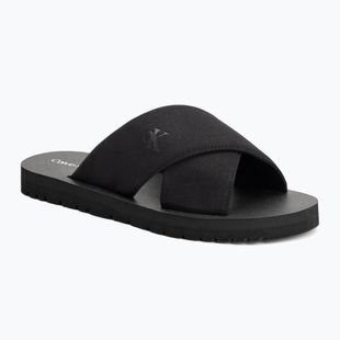 Klapki męskie Calvin Klein YM0YM01223 Cross Sandal Crxs Tx triple black