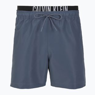 Szorty kąpielowe męskie Calvin Klein KM0KM01093 Intense Power Medium Double WB grisaille