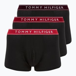 Bokserki Tommy Hilfiger UM0UM03457 Trunk 3 pary deep burgundy/regular red/premium red