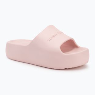 Klapki damskie Tommy Jeans Chunky Pool Slide Ess delicate pink