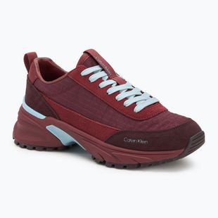 Buty damskie Calvin Klein YW0YW01995 Hike Runner Casual Ny-Su AOP WN bordeaux