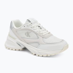 Buty damskie Calvin Klein YW0YW02009 Hike Runner Mesh Mix MET MG bright white/silver