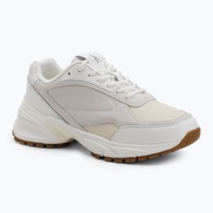 Buty męskie Calvin Klein YM0YM01289 Hike Runner HF Leather Mix bright white/creamy white/eggshell