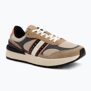 Buty męskie Tommy Jeans TJM Technical Runner Ess dark dune