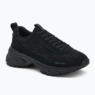 Buty damskie Calvin Klein YW0YW02030 Hike Runner Lace Up Techmix triple black