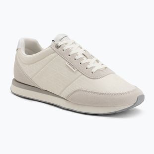 Buty męskie Calvin Klein HM0HM02140 Retro Runner Ripstop Aop marshmallow/bright white