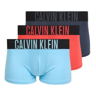 Bokserki męskie Calvin Klein 000NB3775A Trunk 3 pary ombre bluee/chilly bluee/punch pink
