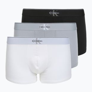 Bokserki męskie Calvin Klein LV00NB4472 Trunk 3 pary black/misty grey/white