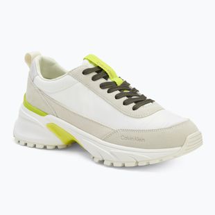 Buty damskie Calvin Klein YW0YW02075 Hike Runner MG Nylon Mix bright white/primrose/beluga