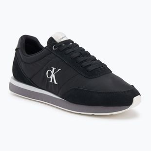Buty męskie Calvin Klein YM0YM01361 Retro Runner Ess Mix Mat  black/stormfront/vaporous white