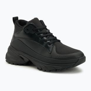 Buty męskie Calvin Klein YM0YM01418 Hike Runner Mid Laceup Tech Mix triple black