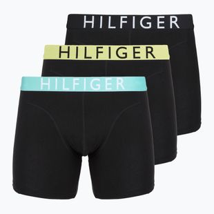 Bokserki Tommy Hilfiger Brief 3-pak lemon curd/arctic aqua/black