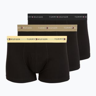 Bokserki męskie Tommy Hilfiger Trunk WB 3 pary black/citrnela/woodridge