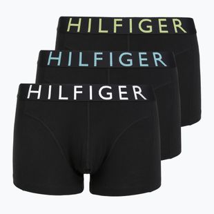 Bokserki Tommy Hilfiger Trunk WB 3 pary lemon curd/arctic aqua/black