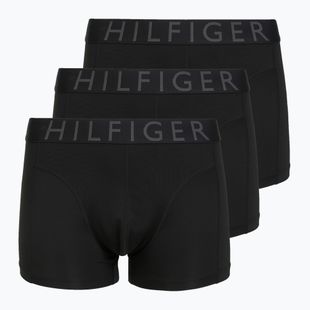 Bokserki męskie Tommy Hilfiger Trunk WB Cooling Technology 3 pary black/black/black