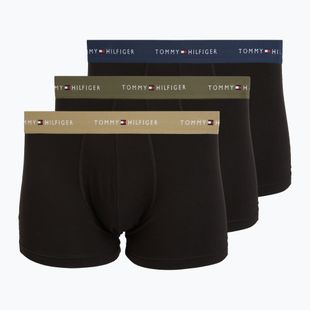 Bokserki męskie Tommy Hilfiger Trunk WB 3 pary army green/wdg blue/ptch blue