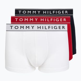 Bokserki męskie Tommy Hilfiger Trunk Dtm white/medium red/navy blue