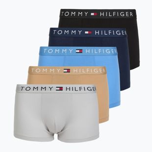 Bokserki Tommy Hilfiger Trumk 5 par cobalt blue/pitch black/black/light castle/desert