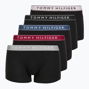 Bokserki Tommy Hilfiger Trunk WB 5 par pale pnk/antique slvr/ruby jewel/aegean sea/blk