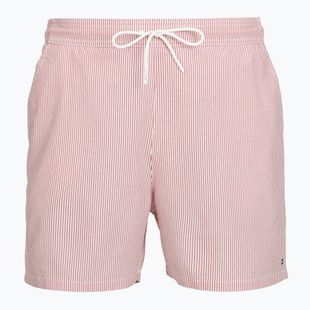 Szorty kąpielowe męskie Tommy Hilfiger Medium Drawstring Ithaca terra red/ecru ithaca