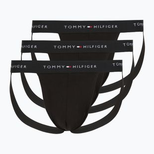 Slipy męskie Tommy Hilfiger Cotton Jockst 3 pack black/black/black