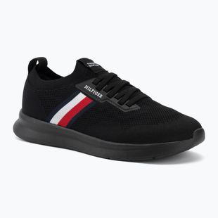 Buty męskie Tommy Hilfiger Lightweight Knitted Runner black
