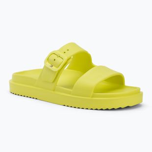 Klapki damskie Tommy Hilfiger Light Double Strap lime zing