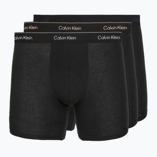 Bokserki Calvin Klein LV00NB4394 Brief 3 pary black w/heavenly iris logo/black w