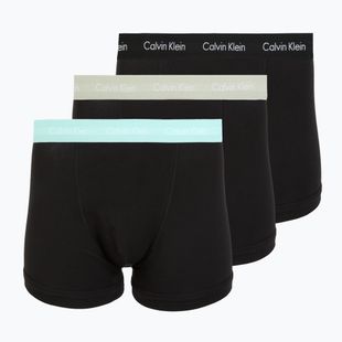 Bokserki męskie Calvin Klein 0000U2662G Trunk 3 pary black w plume wb/black w misty sag
