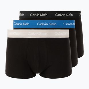 Bokserki męskie Calvin Klein 0000U2664G Low Rise Trunk 3 pary black/classic blue/black