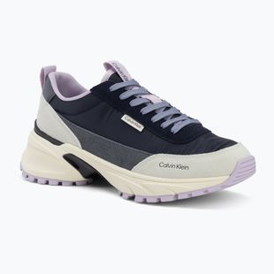 Buty damskie Calvin Klein HW0HW03279 Hike Runner Nylon Mix blue nights/night owl/white