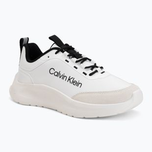 Buty damskie Calvin Klein HW0HW03293 Light Eva Run Essential LAC Nylon Suede bright white/black