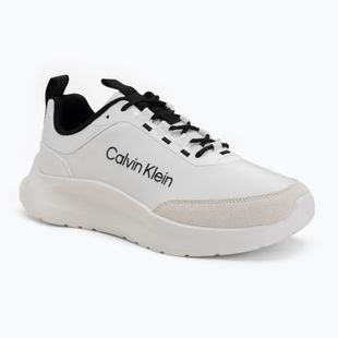 Buty męskie Calvin Klein HM0HM02342 Light Eva Runn Essential Laceup Nylon Suede bright white/black