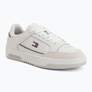 Buty męskie Tommy Hilfiger TJM Cupsole Leather ecru