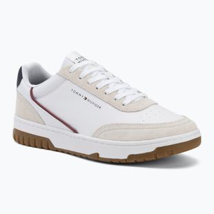 Buty męskie Tommy Hilfiger Basket Core Leather Suede Mix rwb