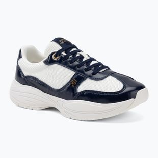 Buty damskie Tommy Hilfiger ModernRunner Shiny Leather yale navy