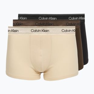 Bokserki męskie Calvin Klein LV00NB4575 Trunk black/brown cork/river sand