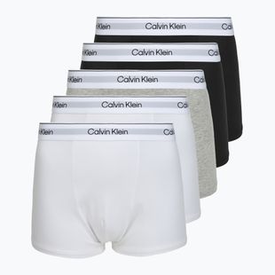 Bokserki męskie Calvin Klein LV00NB4437 Relaxed Fit Trunk grey heather/black/classic white