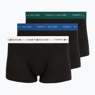 Bokserki męskie Tommy Hilfiger Trunk WB 3 pack nb//opu blu/orna green/ivory silk