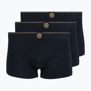 Bokserki męskie Tommy Hilfiger Trunk 3 pack navy blue/navy blue/navy blue