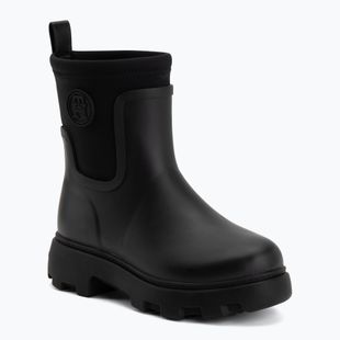 Kalosze damskie Tommy Hilfiger Stamp Warm Ankle black