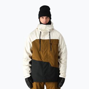 Kurtka snowboardowa męska 686 Geo birch wash colorblock