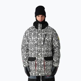 Kurtka snowboardowa męska 686 Spectra Insulated keith haring white colorblock
