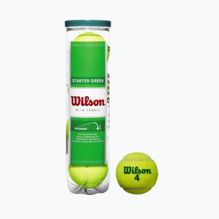 Piłki tenisowe dziecięce Wilson Starter Play Green 4B 4 szt. yellow/green