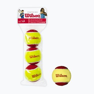 Piłki tenisowe dziecięce Wilson Starter Red 3B 3 szt. yellow/red