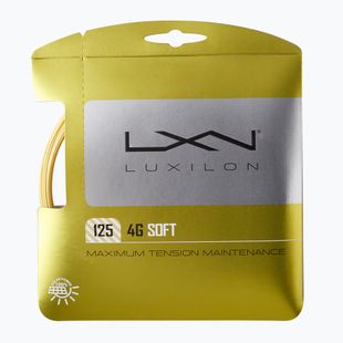 Naciąg tenisowy Luxilon 4G Soft 125 12,2 m gold