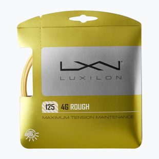Naciąg tenisowy Luxilon 4G Rough 125 12,2 m gold