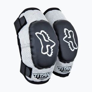 Ochraniacze rowerowe na łokcie dziecięce Fox Racing Peewee Titan Youth Elbow Jr black/silver