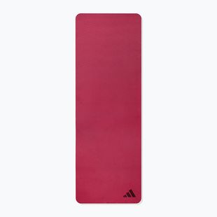 Mata fitness adidas Yoga 4 mm collegiate burgundy