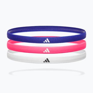 Opaski na głowę adidas Hairbands 3 pack lucid blue/lucid pink/white